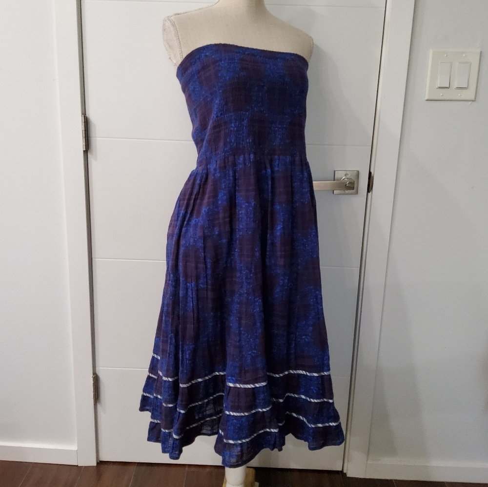 Free People Ravenna Printed Convertible Maxi Skirt Size 12